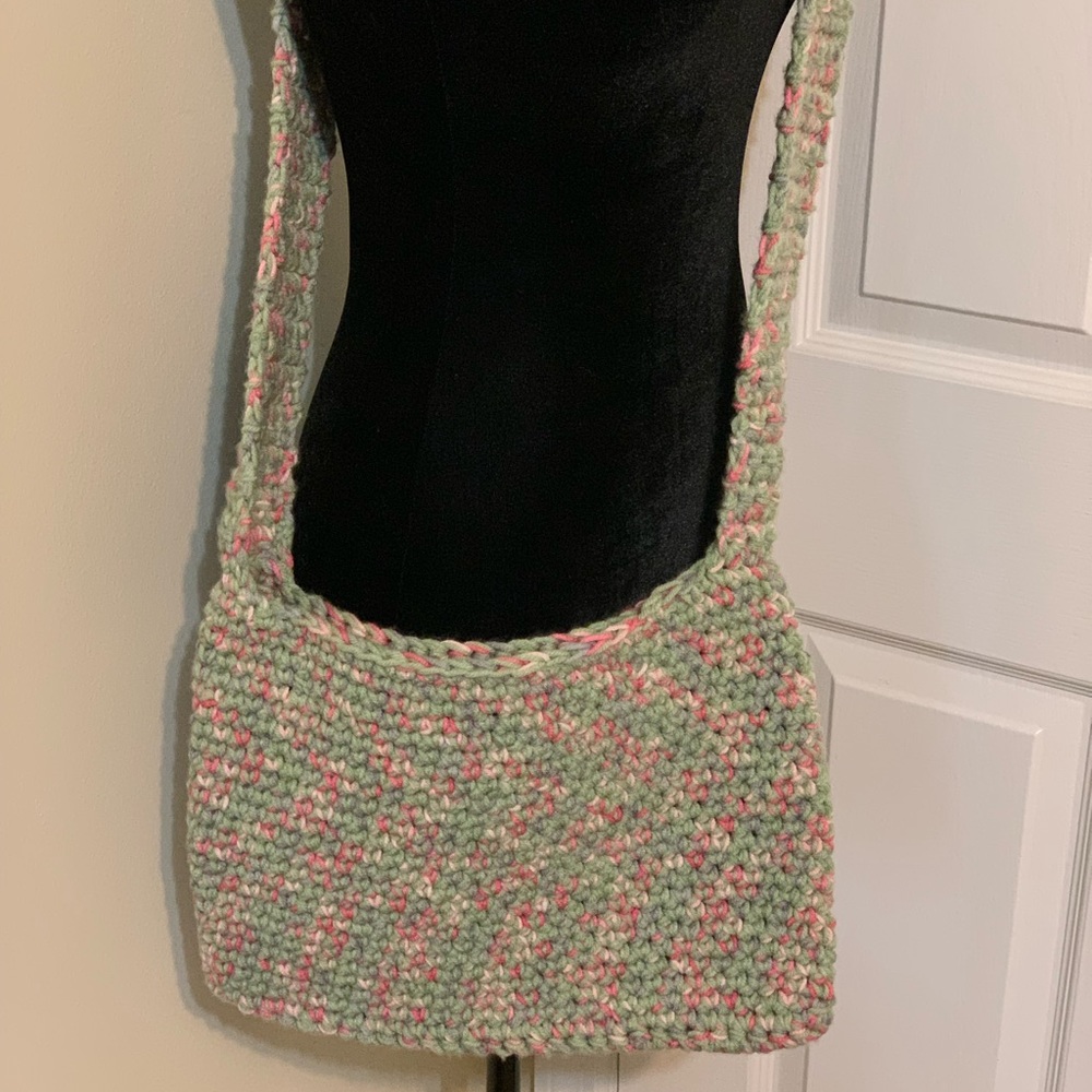 Crossbody Bag, handmade,
crocheted - Picture 3 of 15